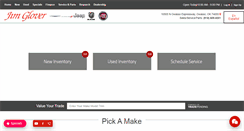 Desktop Screenshot of jimgloverdodge.com